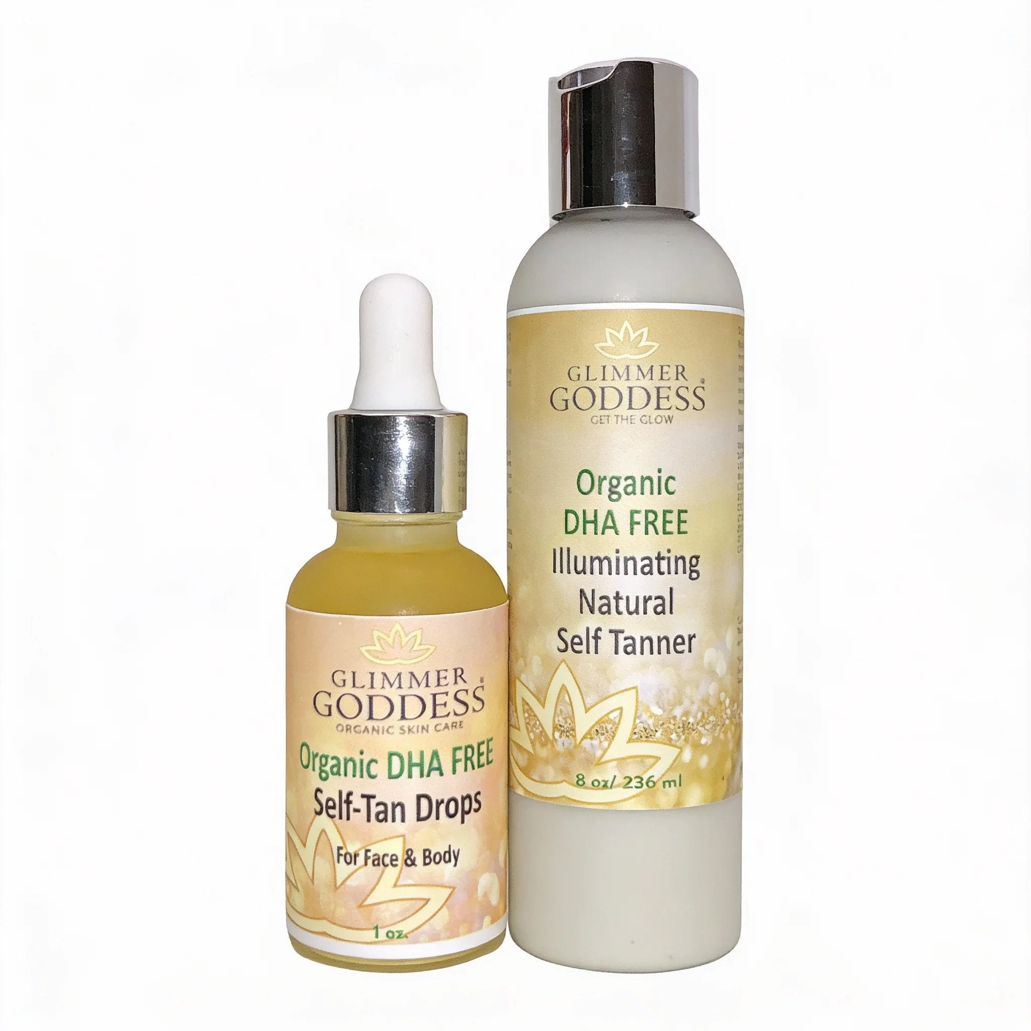 DHA-Free Self Tanner Bundle – Lotion + Drops for Natural Glow Without Smell or Orange Tones - Image 6