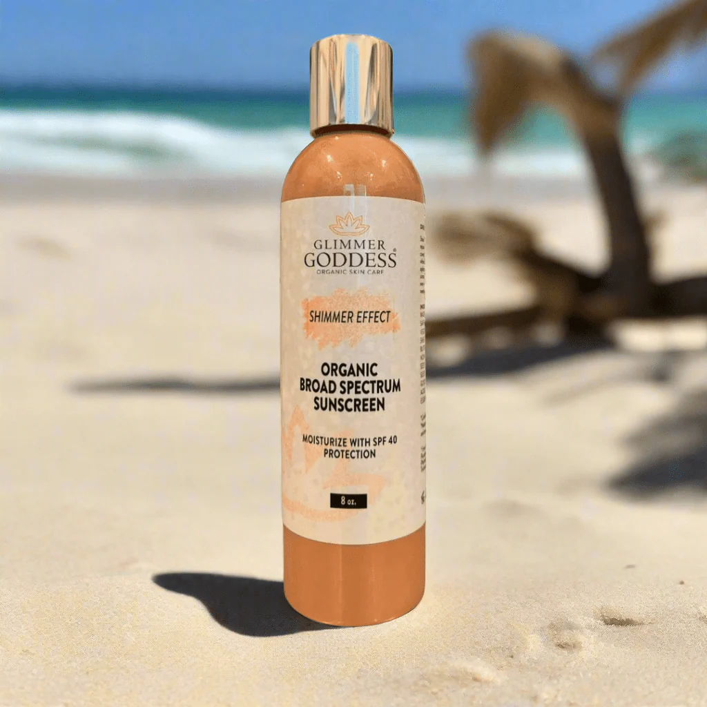 Goddess Glow Shimmer Suntan Lotion SPF 40 – Reef-Safe Radiance - Image 8