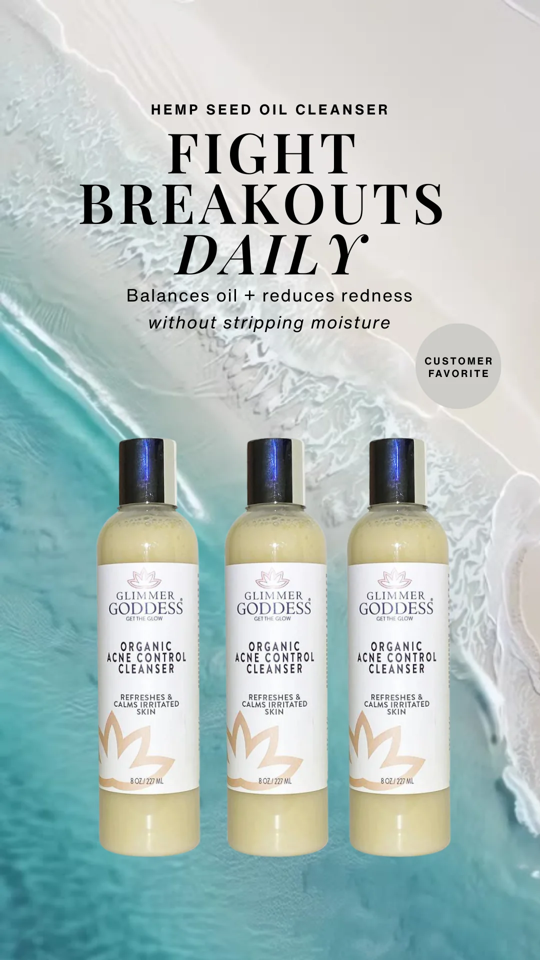 Organic Acne Cleanser – Gentle Face & Body Wash - Image 8