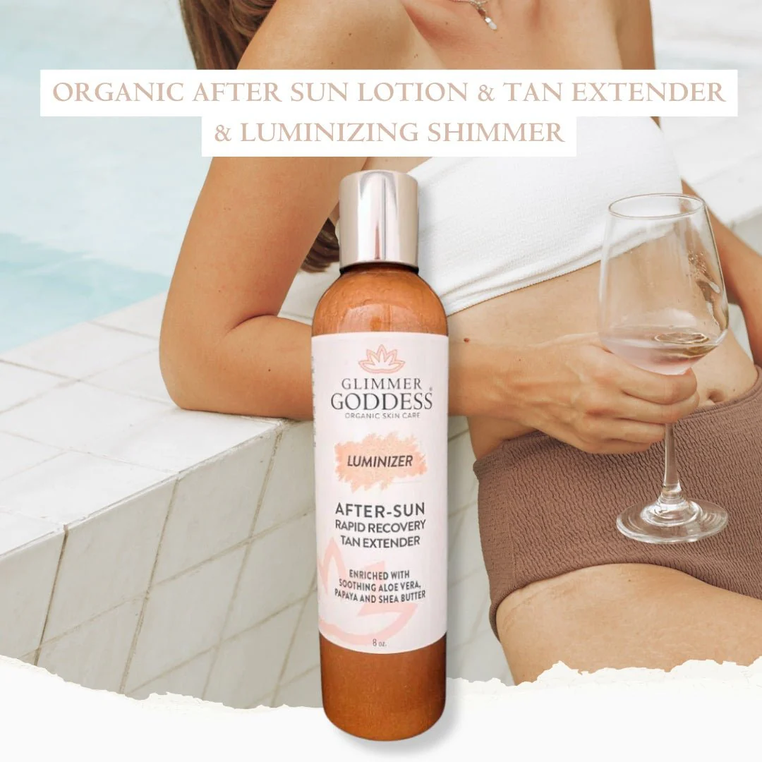 Organic After Sun Lotion & Tan Extender – Luminizing Shimmer - Image 7