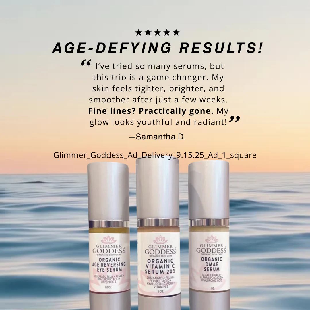 Organic Anti-Aging Trio – Vitamin C & Firming Serums - Image 4
