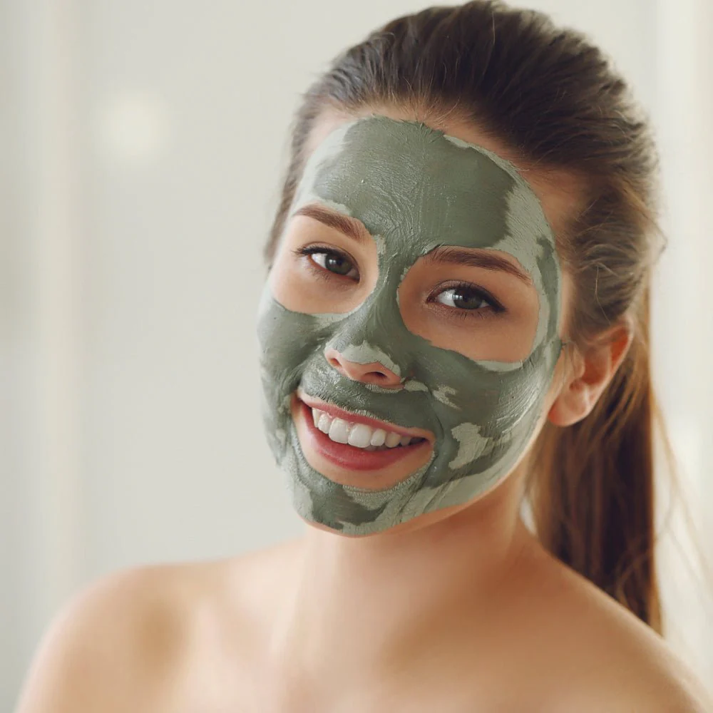 Organic Rosemary Mint Algae Face Mask for Acne & Rosacea - Image 4