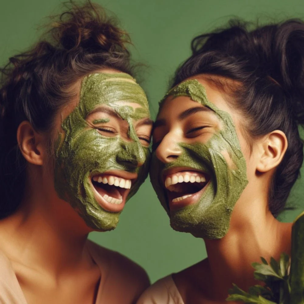 Organic Rosemary Mint Algae Face Mask for Acne & Rosacea - Image 6
