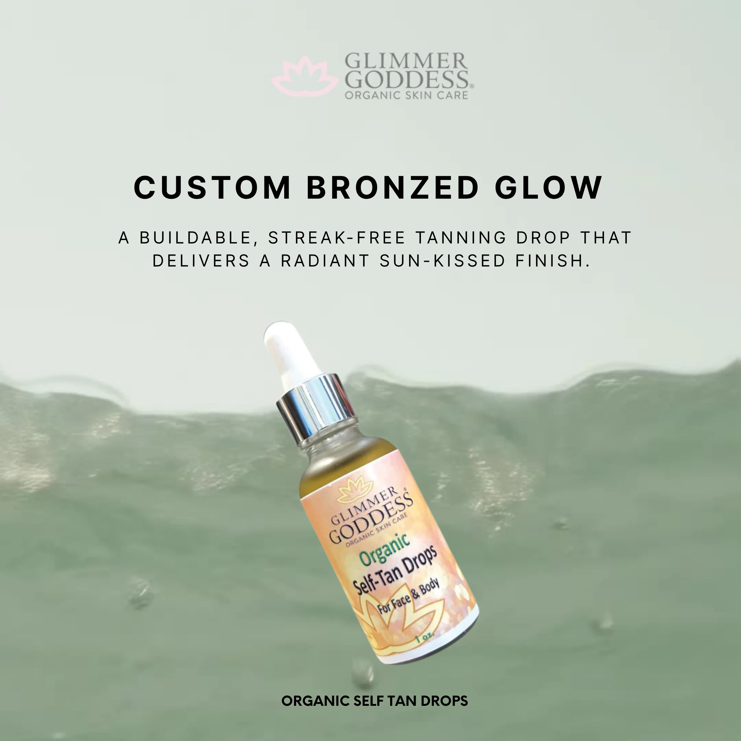 Organic Self Tan Drops – Customizable Fast-Developing Glow - Image 3