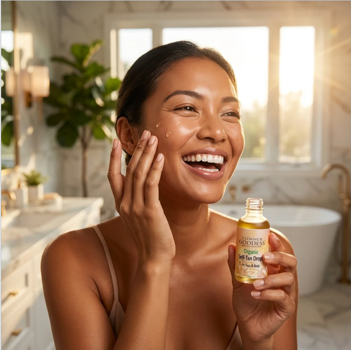 Organic Self Tan Drops – Customizable Fast-Developing Glow - Image 4