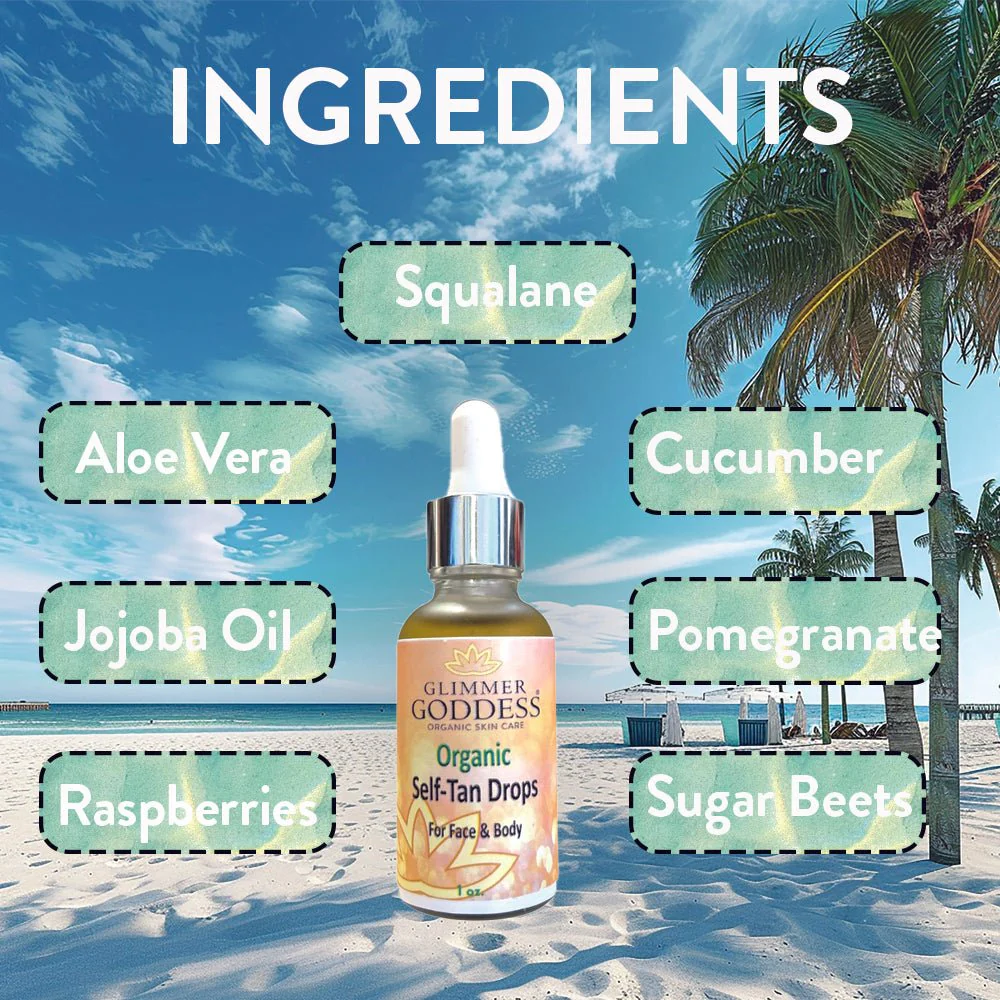 Organic Self Tan Drops – Customizable Fast-Developing Glow - Image 8