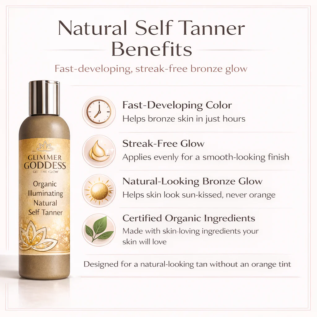 Organic Self Tanner – Fast-Developing Bronze Glow - Image 5
