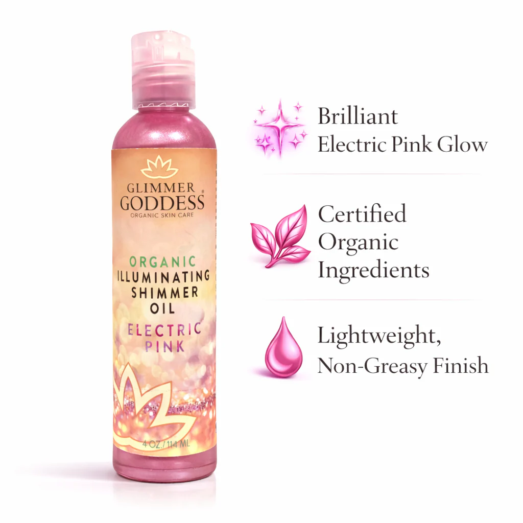 Organic Shimmer Oil โ Illuminating Body Oil in 5 Shades for Radiant Glow & Deep Hydration - Image 5