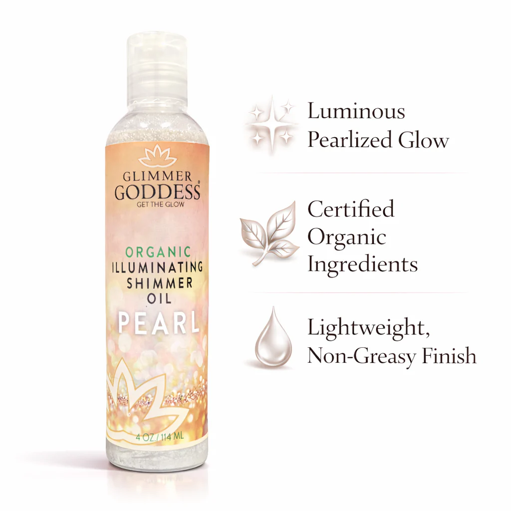 Organic Shimmer Oil โ Illuminating Body Oil in 5 Shades for Radiant Glow & Deep Hydration - Image 6