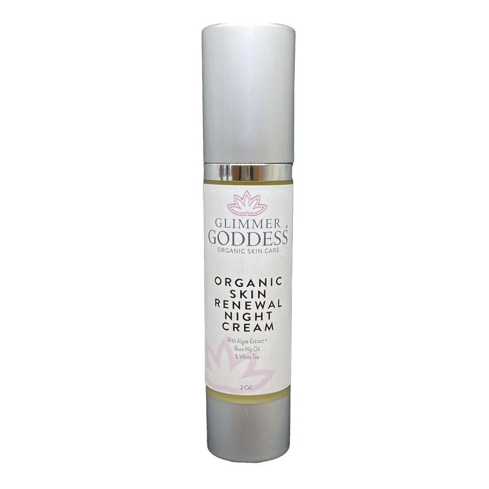 Organic Skin Renewal Night Cream 2 oz – Anti-Aging Treatment - Image 3