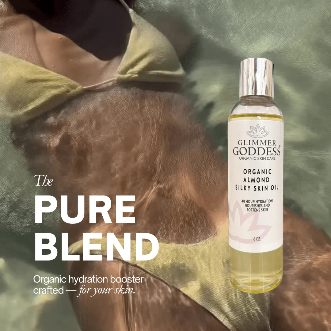 Organic Sweet Almond Silky Skin Oil – 48 Hour Hydration - Image 3
