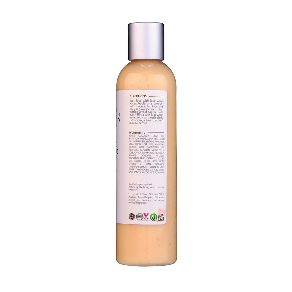Organic Vitamin C Brightening Cleanser – Gentle Face Wash - Image 6