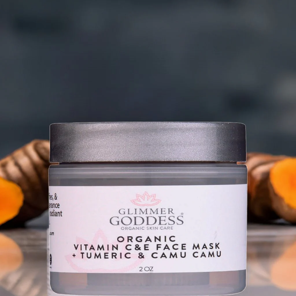 Organic Vitamin C & E Brightening Face Mask - Image 4