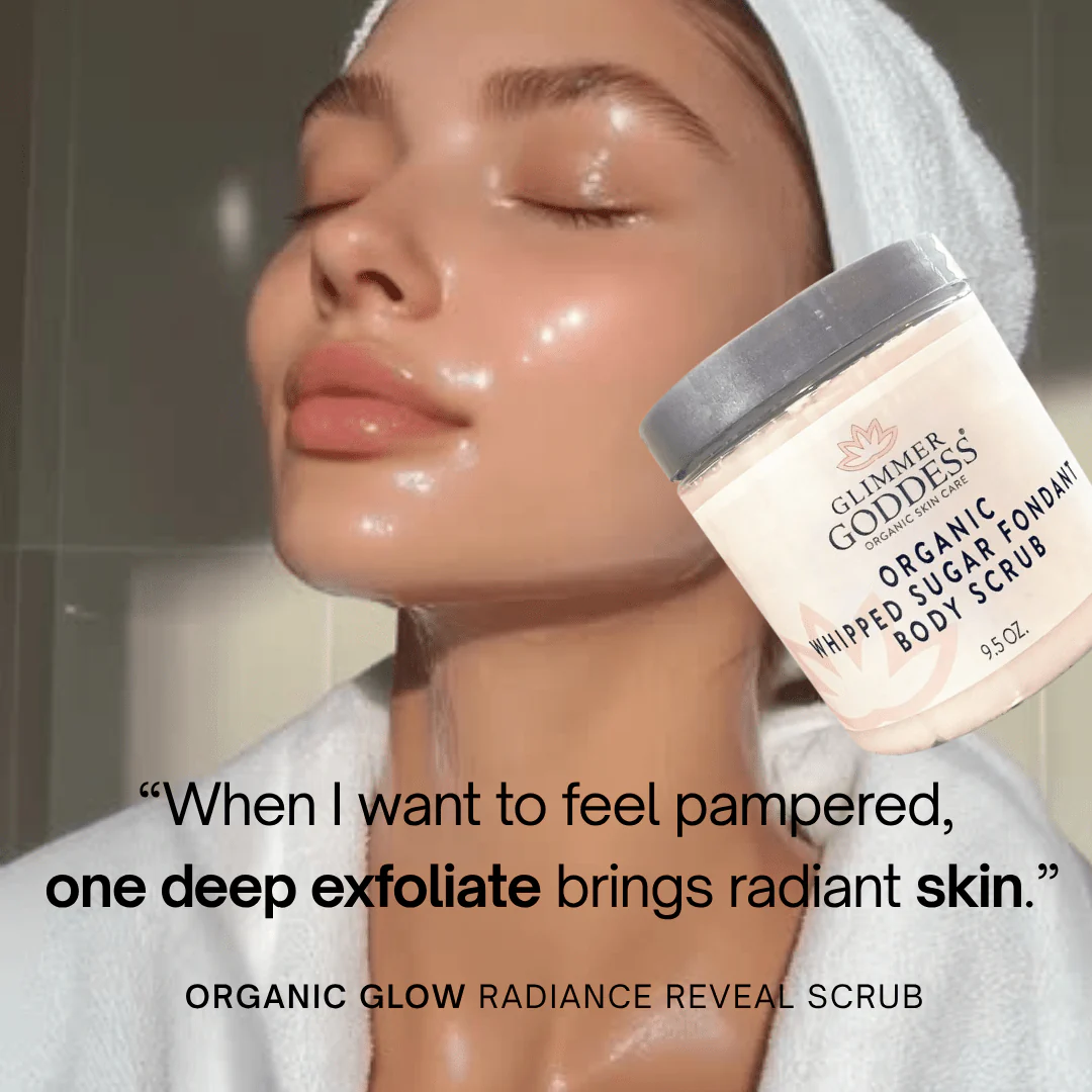 Organic Whipped Sugar Body Scrub 10 oz – Crepey Skin Treatment & Exfoliator - Image 3