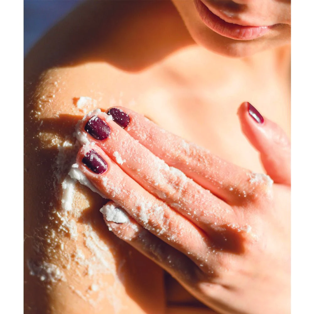 Organic Whipped Sugar Body Scrub 10 oz – Crepey Skin Treatment & Exfoliator - Image 8