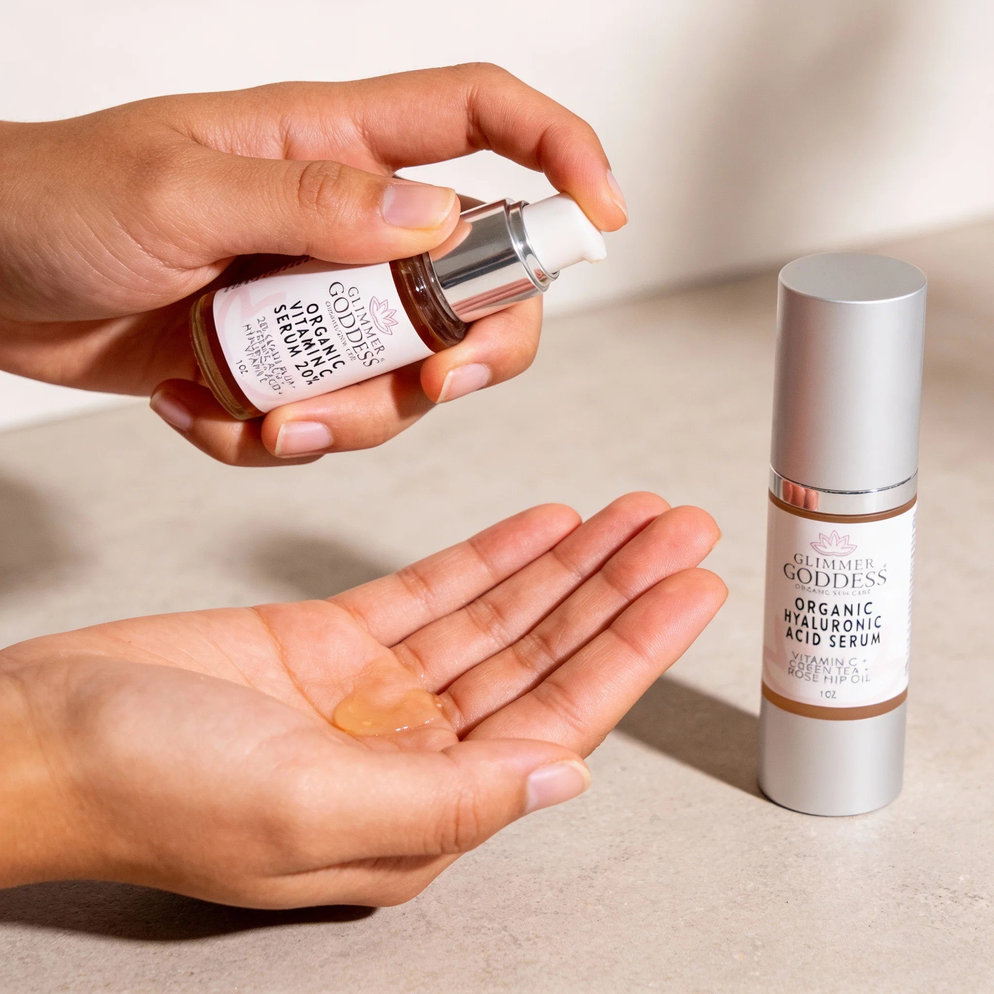 Vitamin C + Hyaluronic Acid Duo – Brightening & Plumping - Image 4