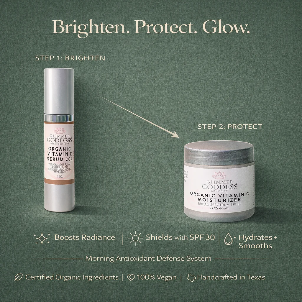 Organic Vitamin C Serum & SPF 30 Moisturizer Duo - Image 5