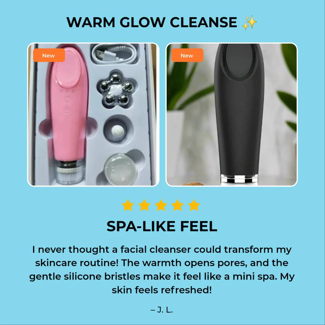 Warm Sensation Facial Cleanser - Deep Pore Cleansing & Spa-Like Skincare - Image 2